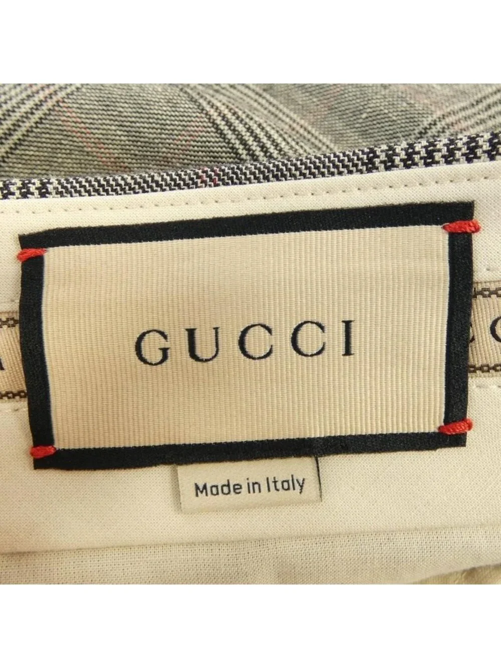 Gucci Zaily Pants Gray 48 Check